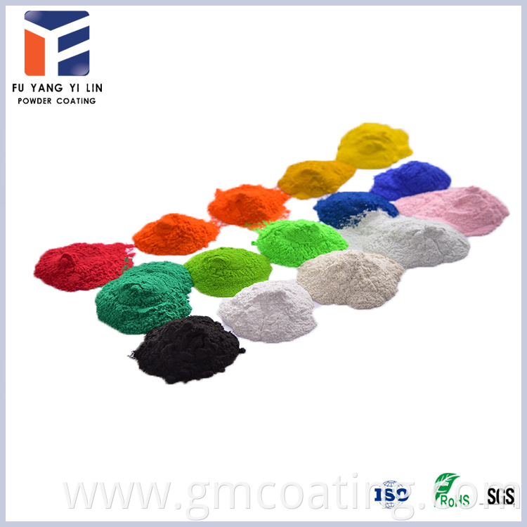 high quality good Effect Epoxy Polyester Colourful Powder Coating